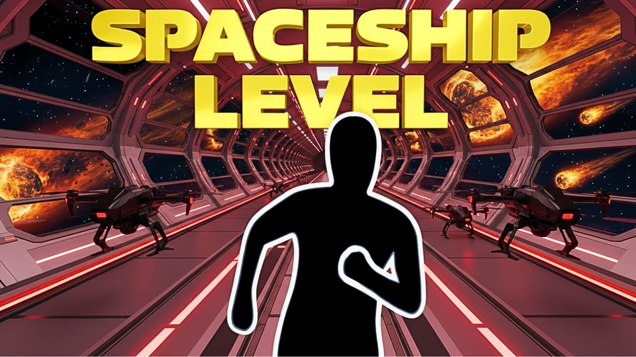 SPACESHIP LEVEL Immersive Interactive Warm-up | METEOR CRASH THEME ☄️| Viral Interactive Game⚡