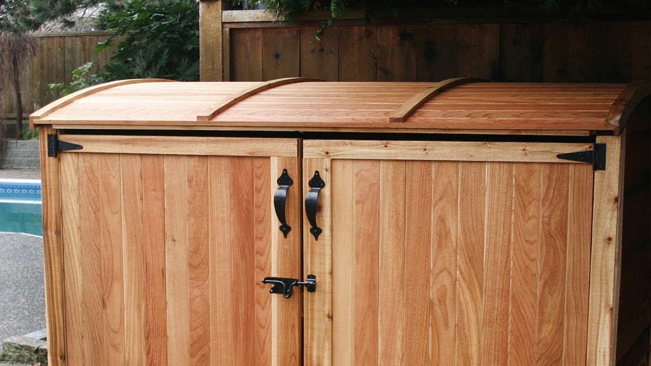 Garbage Can Storage Shed - Oscar Assembly Video by Outdoor Living Today.mp4