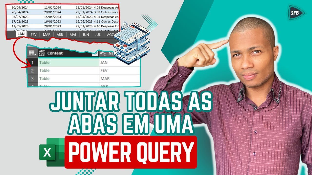 Como Unir Todas as Abas do Excel em uma Só | Tutorial Passo a Passo com Power Query
