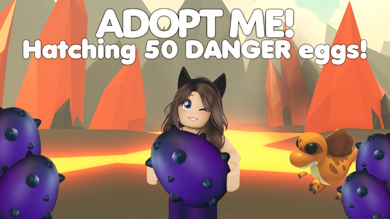 Hatching 50 DANGER eggs with LEGENDARY PETS in Adopt me!