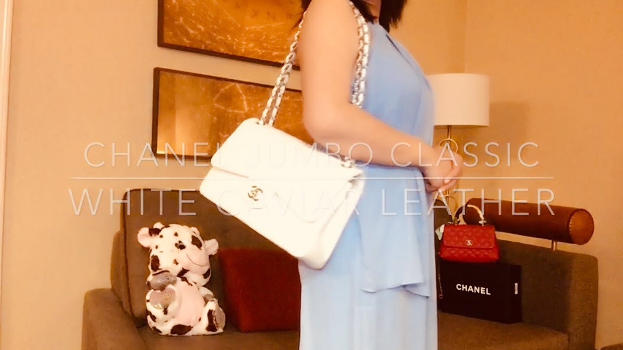 Chanel Classic Jumbo double flap #2 | Caviar leather