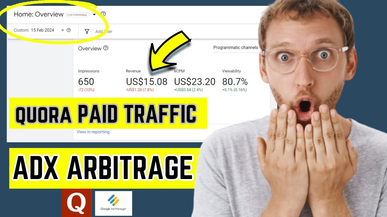 Increase Google Adx earning with Quora Paid Traffic || $15-$20 Daily