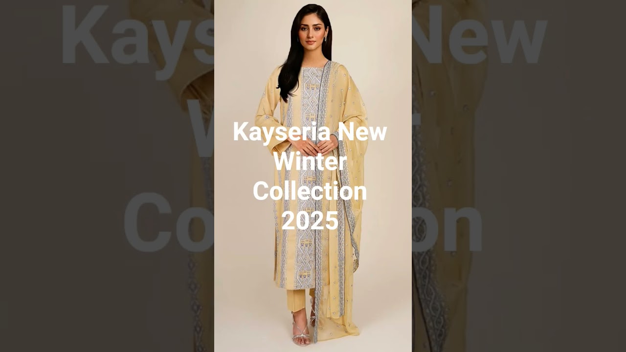 kayseria New Winter Collection 2025/kayseria winter sale @LadiesFashionwithAZ