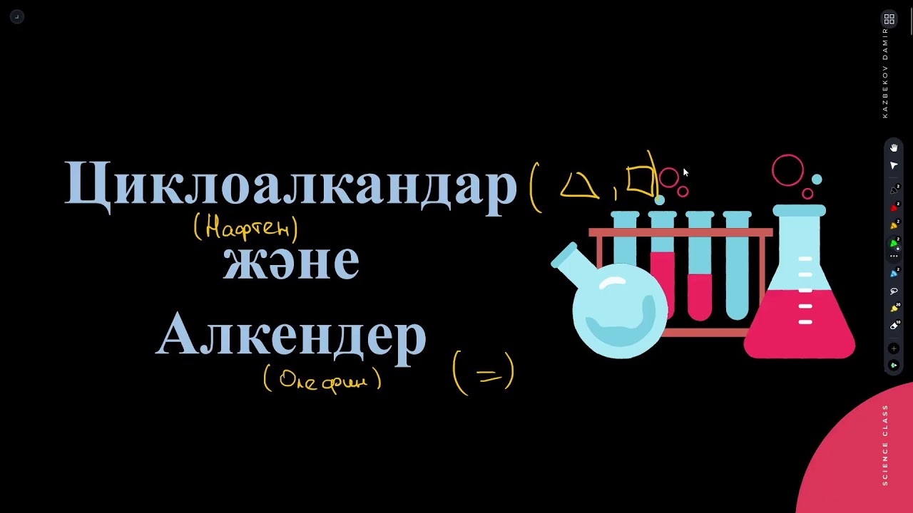 Циклоалкандар және Алкендер (Есеп талдау)