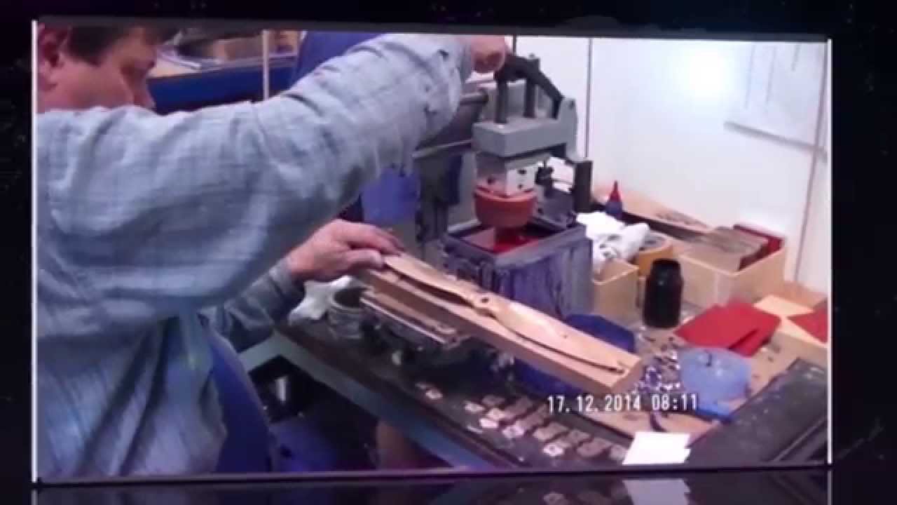 FIALA Holzpropeller Produktion