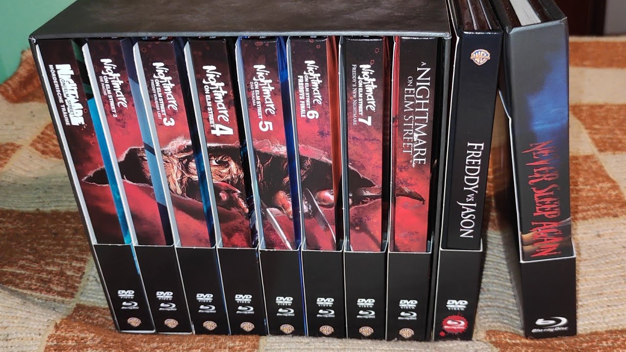 Nightmare on Elm Street Padded Mediabook Collection Never Sleep Again German Unboxing Review en