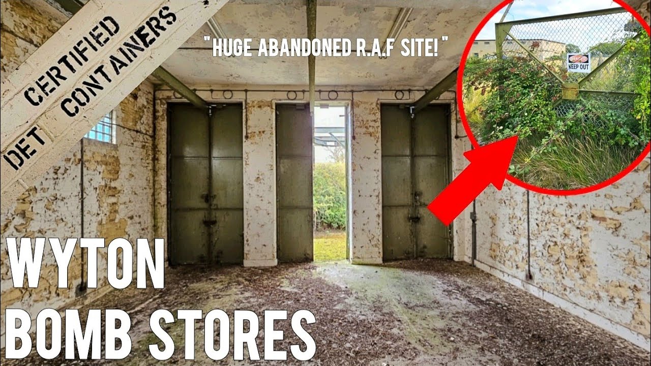 🔦💣RAF Wyton Abandoned Air Base - Bomb Stores Explored!