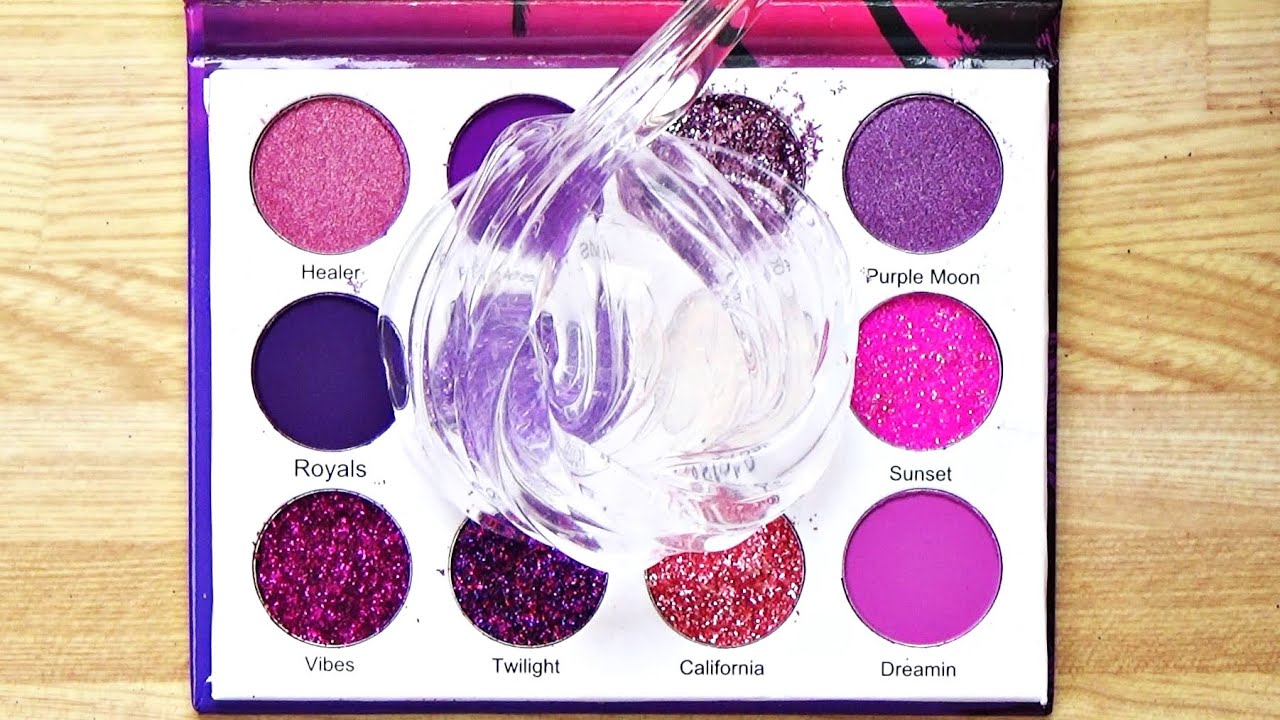 ADDING TOO MUCH INGREDIENTS INTO SLIME! Adding too much makeup, nail stone and glitter into slime!