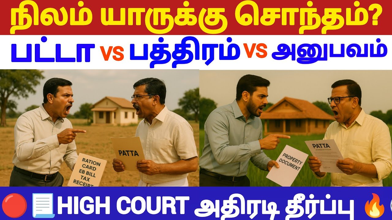 🔴நில உரிமை பிரச்சனையா? #tamillaw #registration #law #patta #propertylaw #propertyrights #realestate