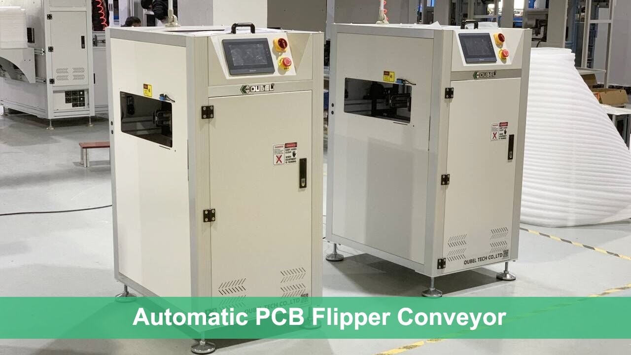 SMT Handling Equipment Automatic PCB Fliiper Conveyor With SMEMA