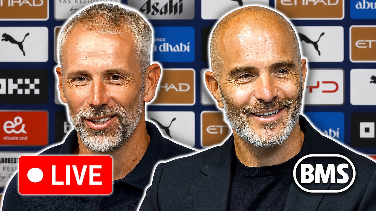🔴 LIVE | Enzo Maresca and Marco Rose | Man City 2-1 Bournemouth | Premier League