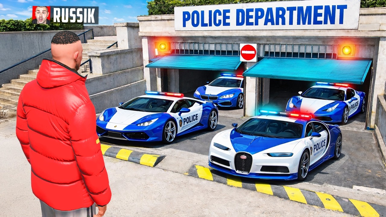 ich FINDE GEHEIME POLIZEI GARAGE in GTA 5!🚨🚔