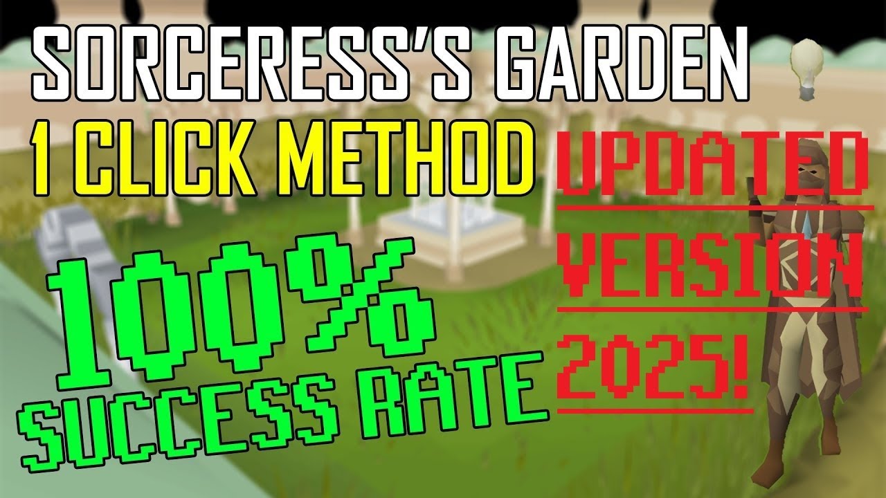 1 Click Sorceress's Garden Runelite Addon (Never fail again). 125k+ xp/h (UPDATED 2025 VERSION!)