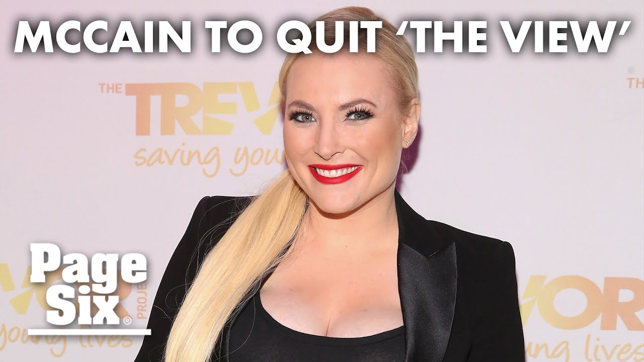Meghan McCain to announce she&rsquo;s leaving &lsquo;The View&rsquo; | Page Six Celebrity News