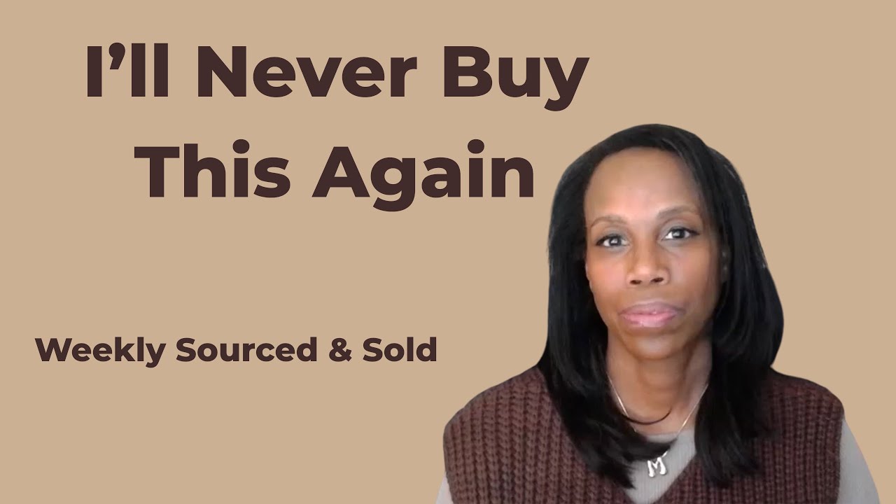 New Part-Time Reseller: Weekly Sourced & Sold, January 25-31. Solid Haul and Selling Old Listings.