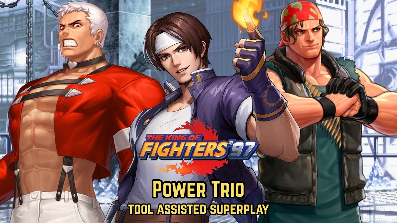 【TAS】The King of Fighters ’97 – Power Trio: Team Fight (Arcade Gameplay)
