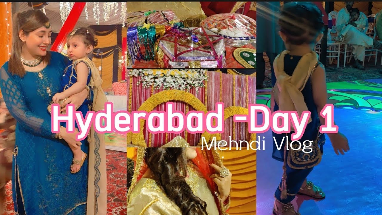 Hyderabad Day 1☀️ | Mehndi Vlog | Daily Vlog | Taleah Avaan