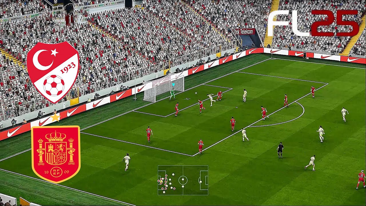 Unbelievable Start & Shocking Own Goal! | Turkey vs Spain - World Cup Qualifiers | PES FL 2025