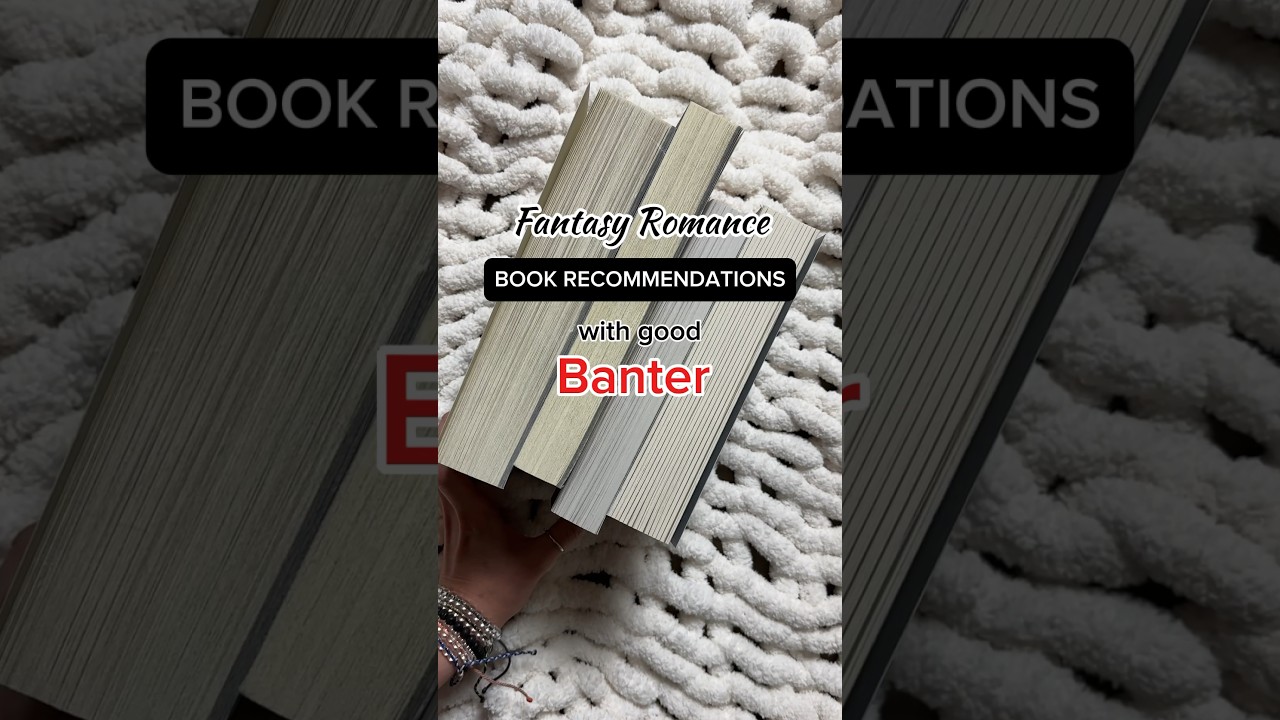 Fantasy romance books to read with good banter #booklover #booktok #booktube #books #reading