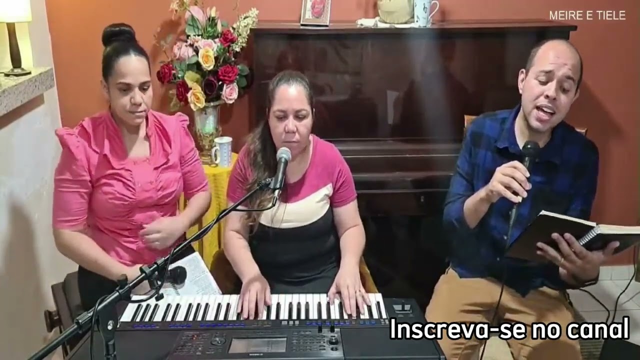 Live COMPLETA - Henrique Santos com Meire e Tiele - Dia especial. #live #hinosccb