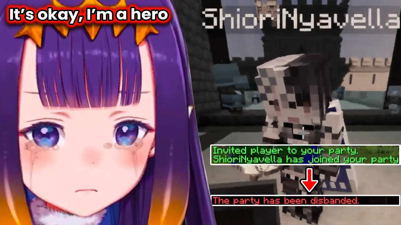 Ina got kicked from the hero party, but turns out she's too powerful (and kinda evil)