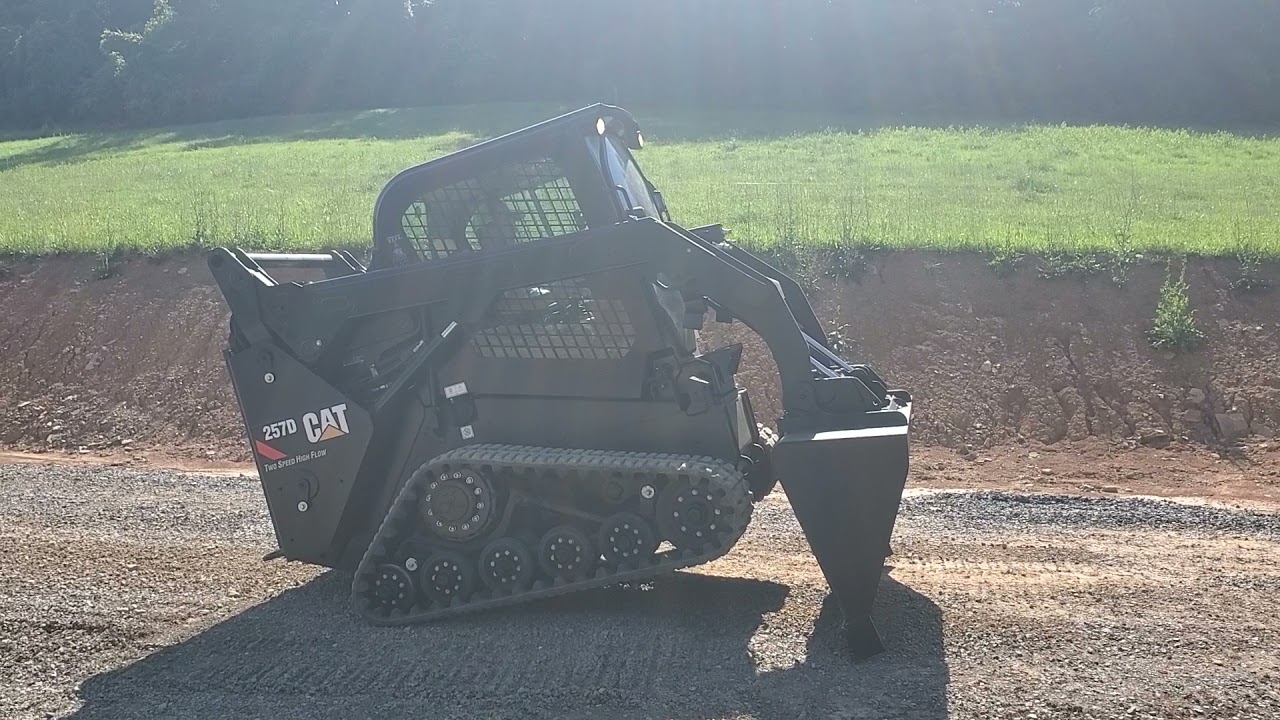 2013 Cat 257D BLACKOUT EDITION Multi Terrain, Compact Tracked Loader: Running & Operating Inspection