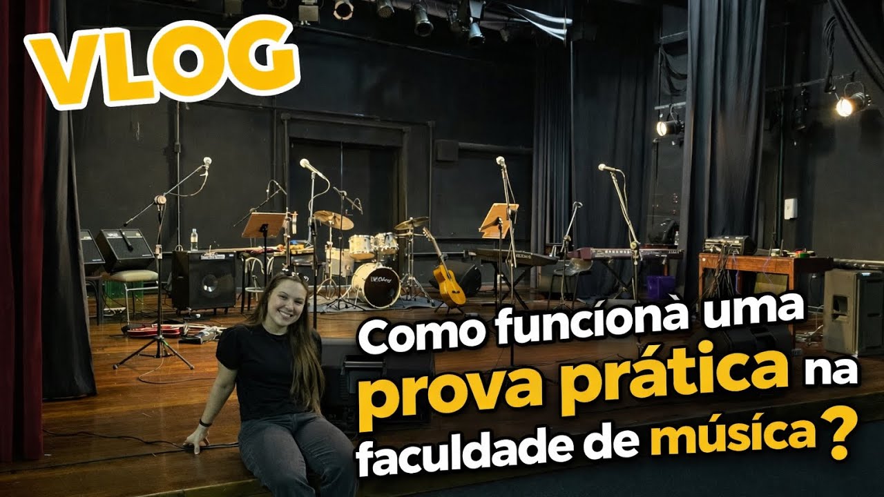 VLOG - Como funciona uma prova prática na faculdade de música?