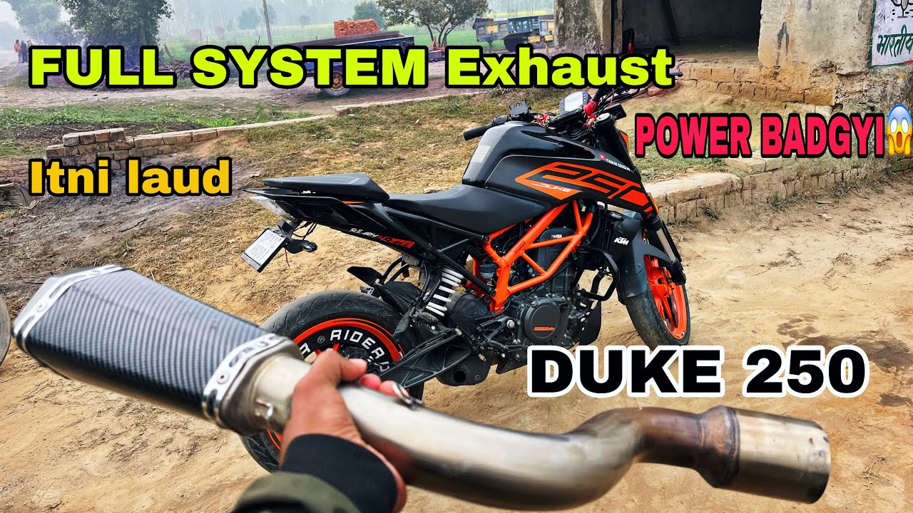 Full System Akrapovic Exhaust Duke 250 | modified 2024