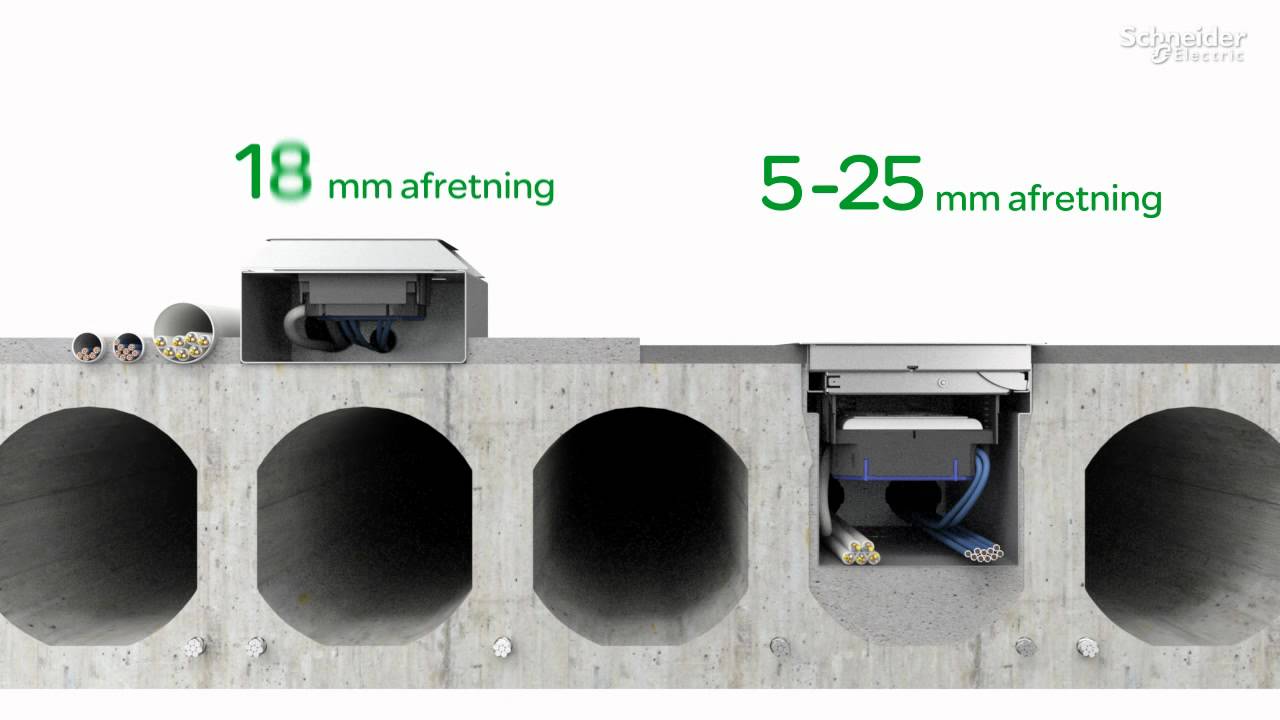Installationsboks til huldæk | Schneider Electric