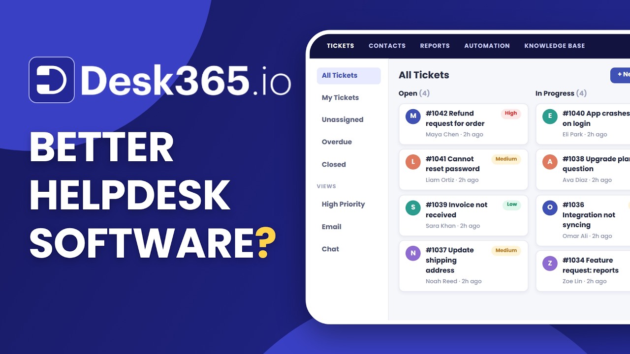 Desk365 Review: Better Helpdesk Software than Zoho Desk?