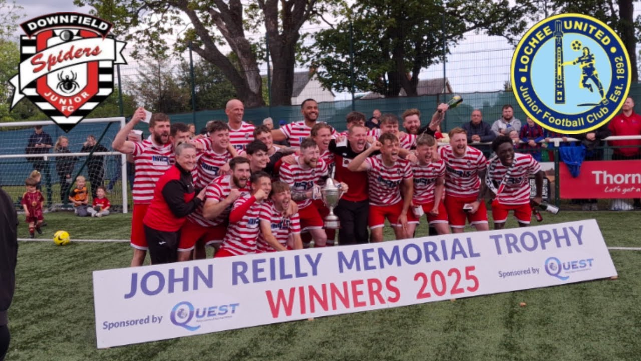 Downfield are champions!  Downfield Juniors vs Lochee United - 31st May 2025