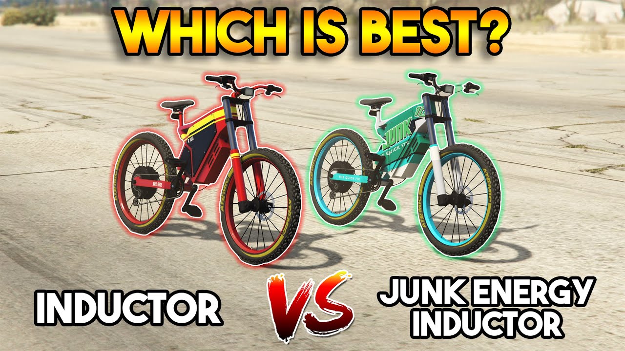 GTA 5 ONLINE : INDUCTOR VS JUNK ENERGY INDUCTOR (WHICH IS BEST BICYCLE?)