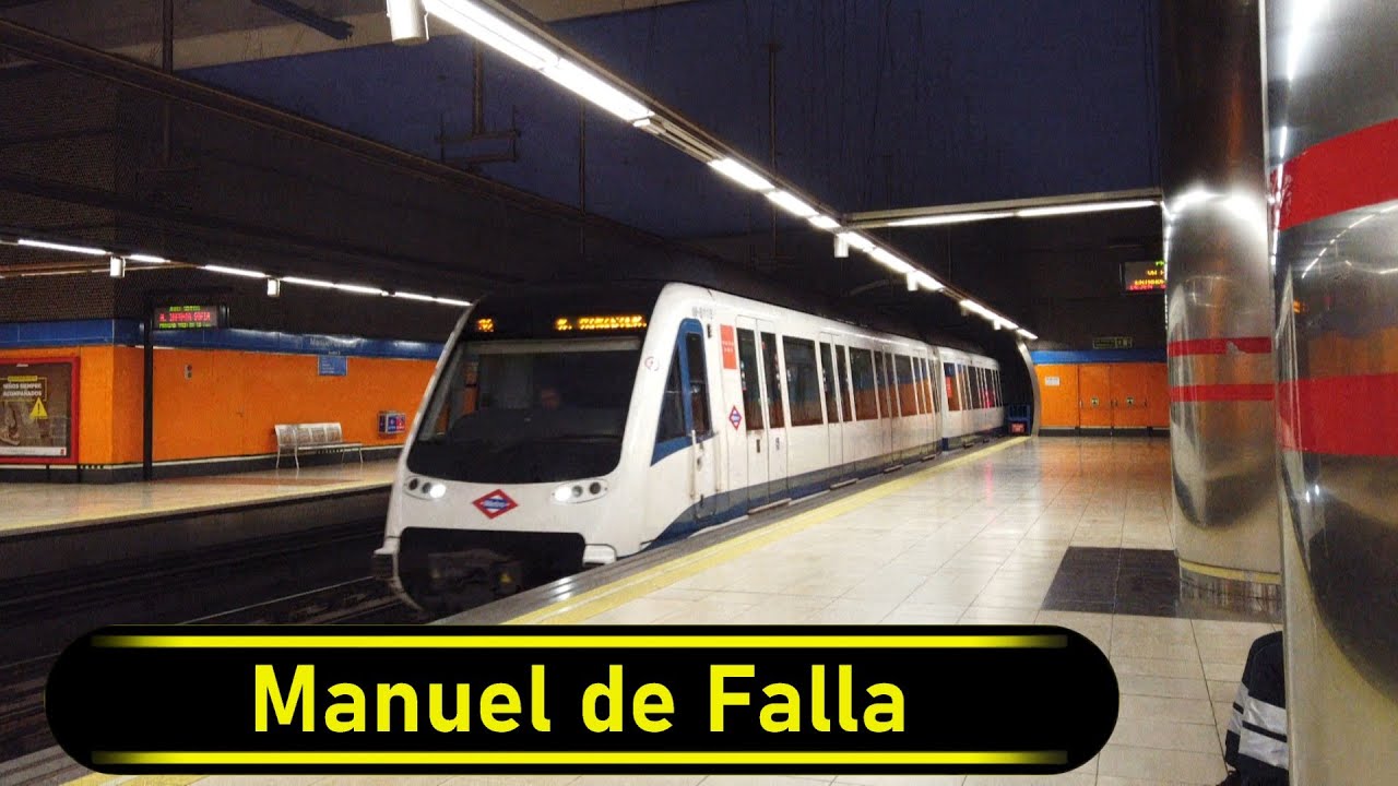 Metro Station Manuel de Falla - Madrid 🇪🇸 - Walkthrough 🚶