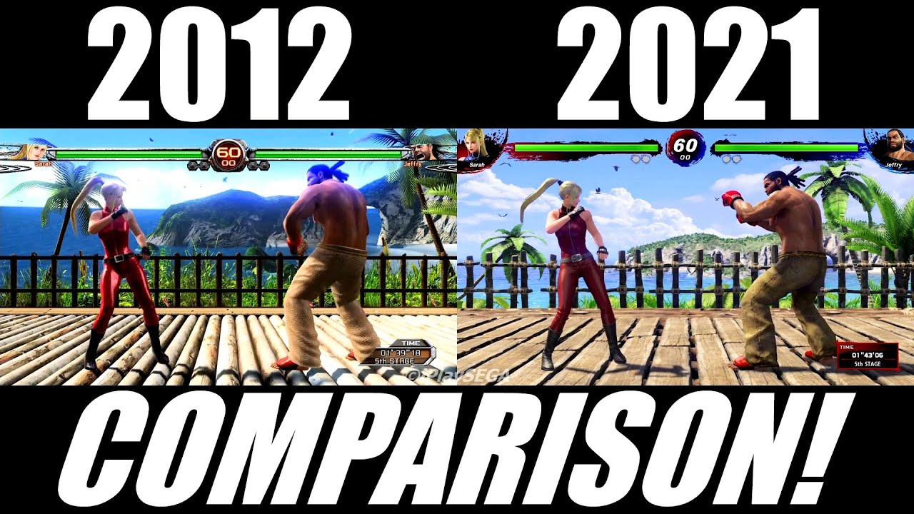 Virtua Fighter 5 SHOWDOWN COMPARISON (FINAL VS ULTIMATE) iPlaySEGA