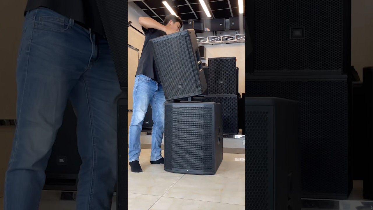 Step by step setup for JBL SRX800 and PRX800 Series! #jbl #youtube #bass #bluetoothspeaker #shorts