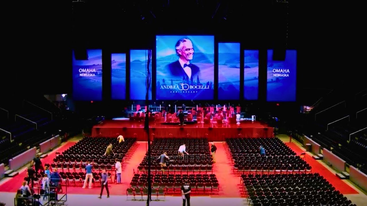 AbsenLive Case Study | Andrea Bocelli Tour w/ OSA International | Rental & Staging