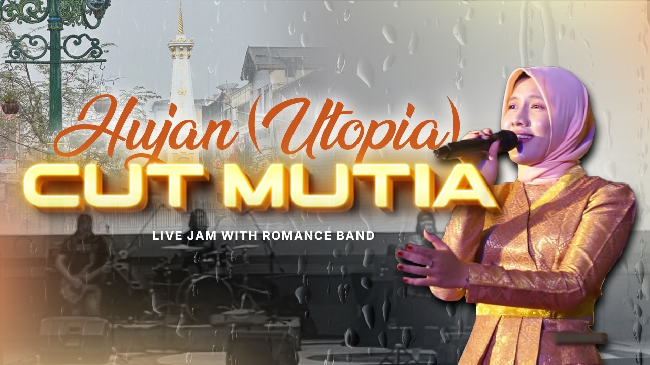 Cut Mutia with Romance Band – “Hujan” (Utopia Cover) | Live Performance at Jogja City Mall (JCM) 🌧️
