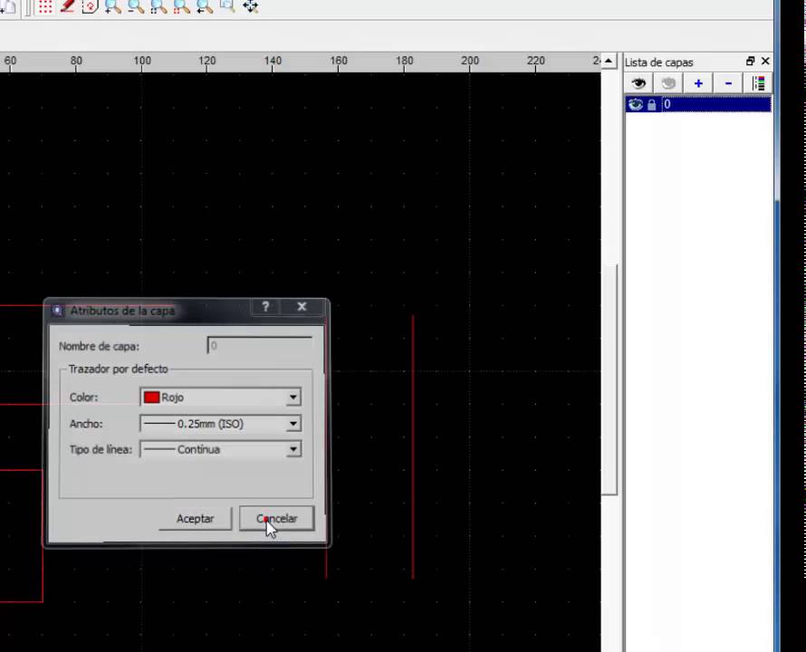Tutorial Qcad. Zoom, polígonos y capas. Tutorial 2