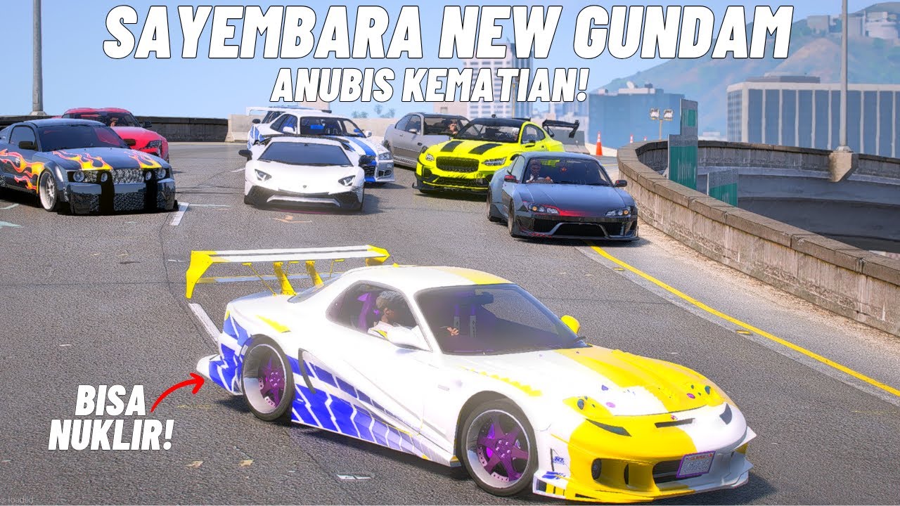 NEW GUNDAM ANUBIS GABUNGAN SUPRA JELOOL DAN SKYLINE KEI AKU DIKEJAR 200 ANOMALI - GTA V ROLEPLAY