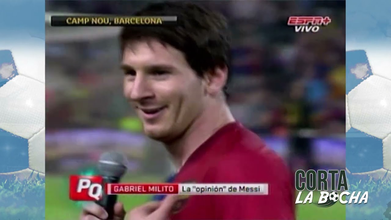 Messi y Milito y una historia que pocos conocen