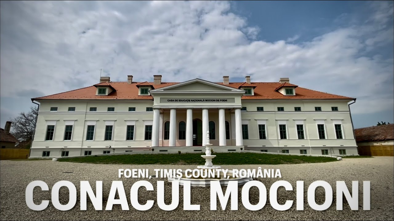 Conacul Mocioni, beautiful neo-classical manor in the Banat province of Romania