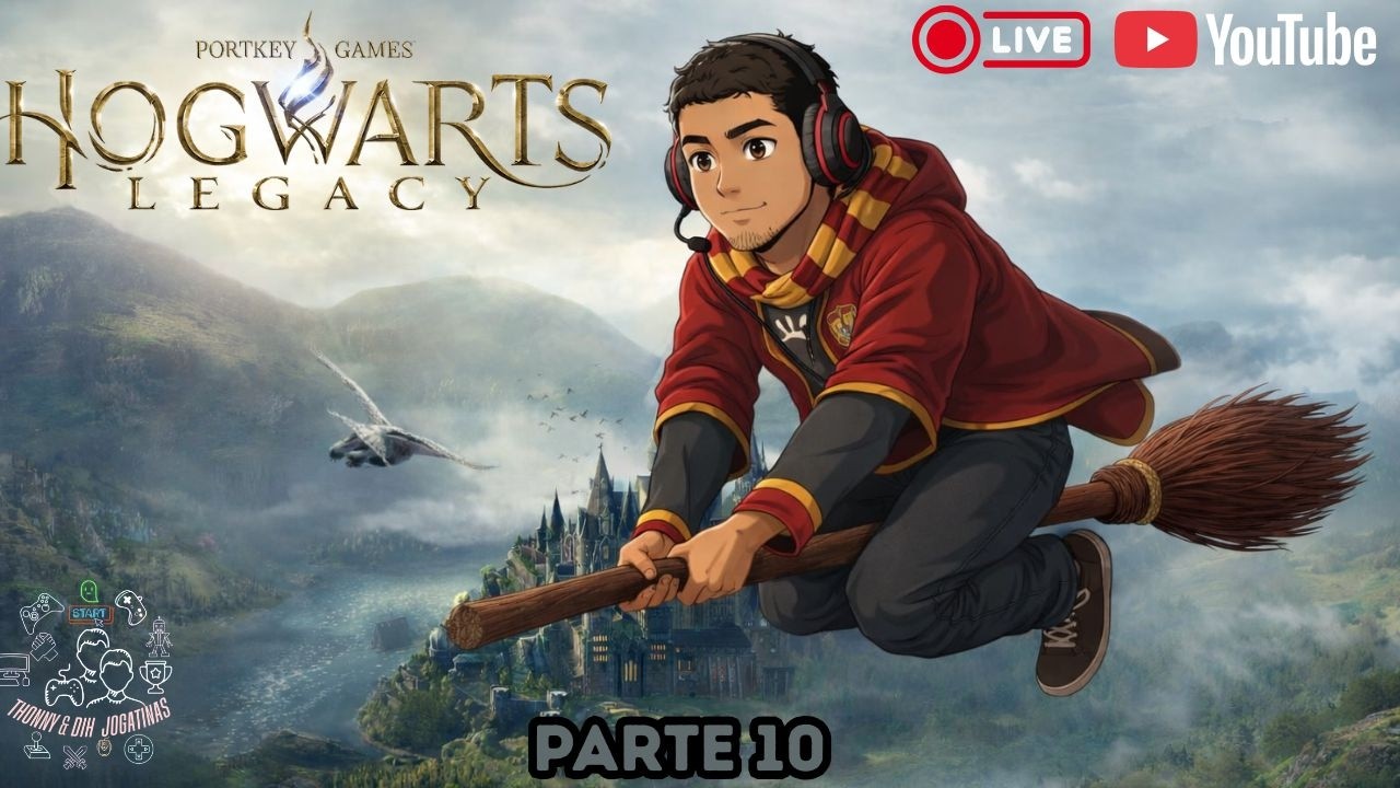 Hogwarts Legacy AO VIVO #10 | Fantasma do Nosso Amor, Garlick e Segredos da Lua
