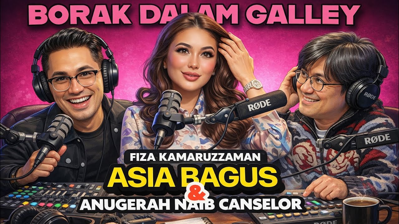 PODCAST Borak Dalam Galley EP 156 Feat FIZA KAMARUZZAMAN -Asia Bagus, dan Anugerah Naib Canselor