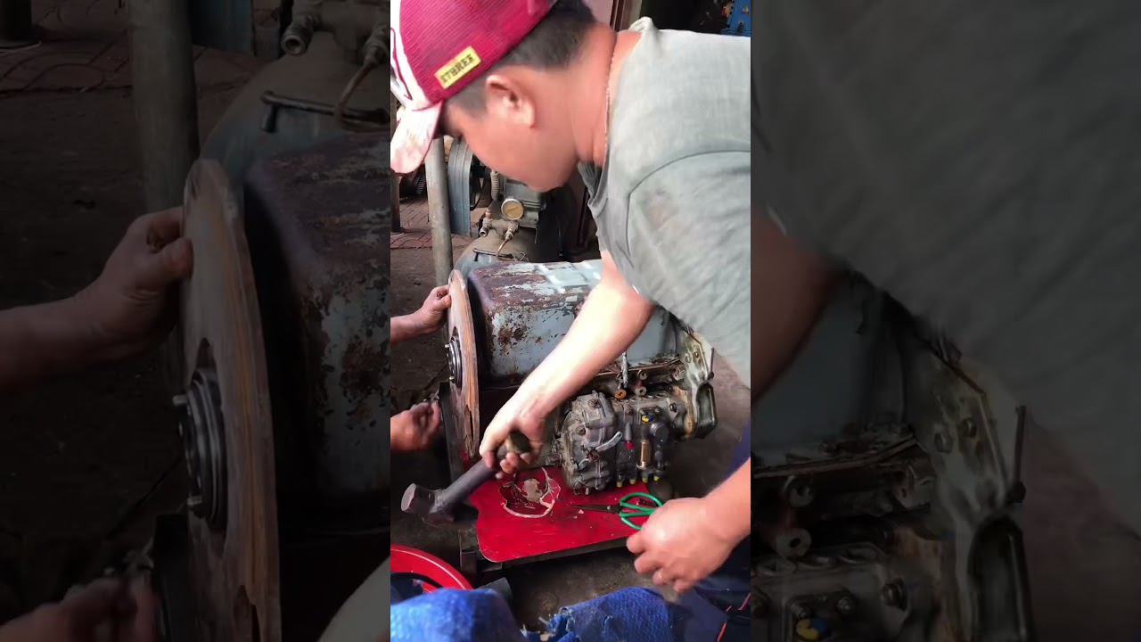 động cơ mitsubishi 4DQ5 đại tu từ A đến Z