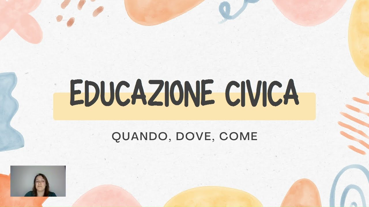Domanda estratta prova orale concorso docenti scuola primaria - Educazione civica - legge n. 92/2019