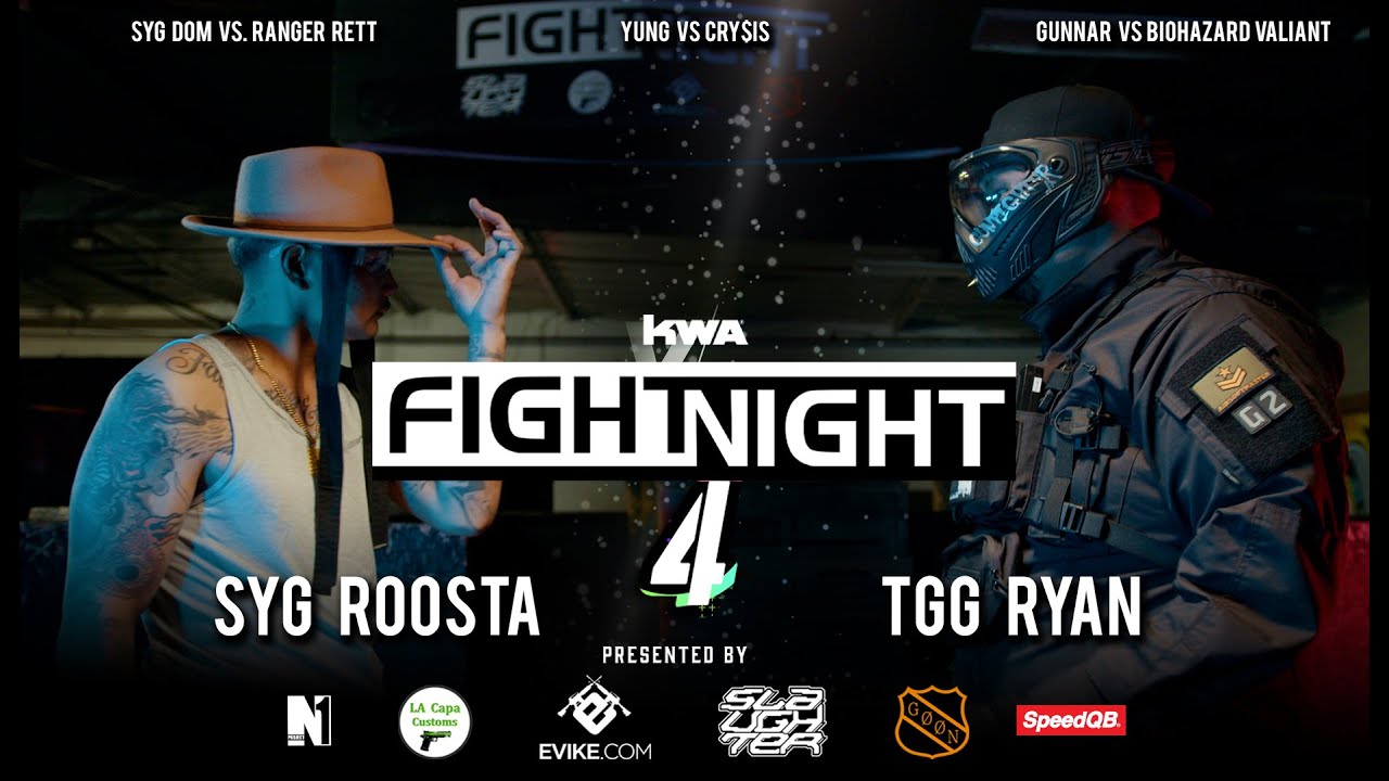 KWA Fight Night 4 | SYG Roosta vs TTG Ryan | 1 vs 1 Airsoft Gulag
