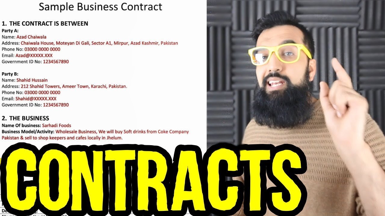 Free Business Partnership Contract Template for Pakistani and Indian Businesses (BUSINESS IDEA)