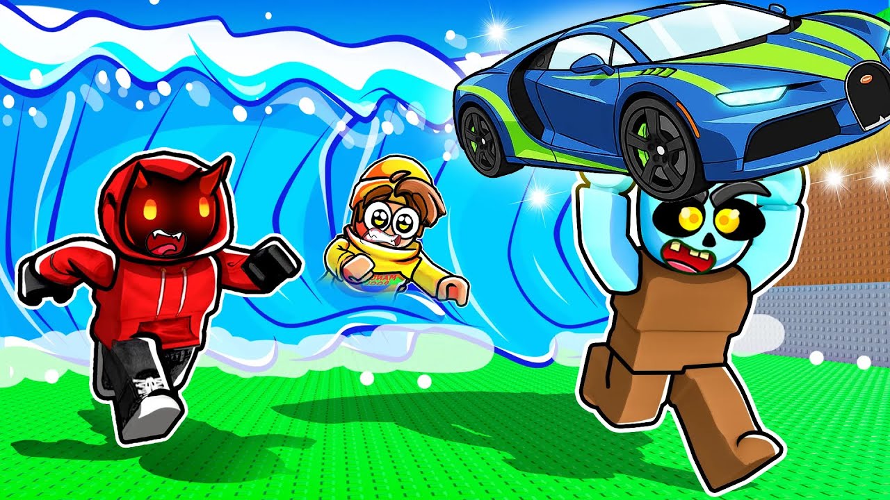 Roblox ESCAPE TSUNAMI FOR CARS!