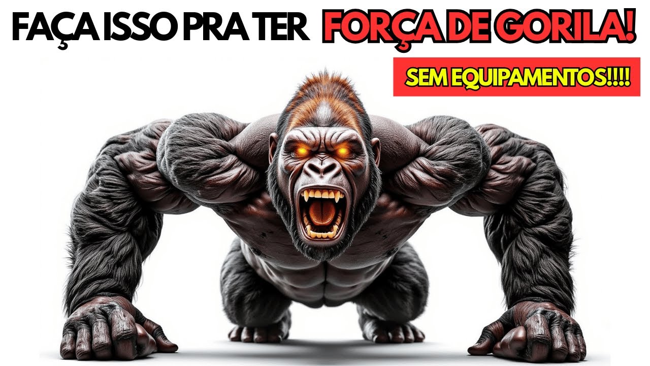 Construa uma for&ccedil;a de Gorila em 3 semanas com 6 exerc&iacute;cios SEM EQUIPAMENTOS!