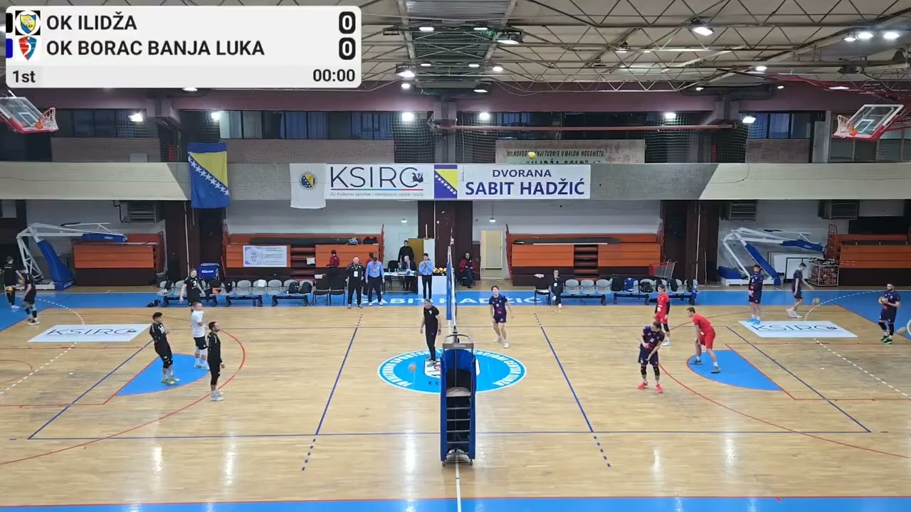 Premijer liga OSBiH za Muškarce: Ok Ilidža - Ok Borac - 16 kolo